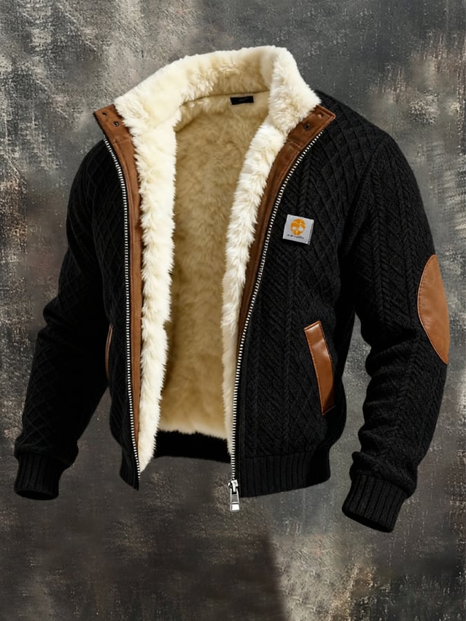 Claudio - Jachetă Tricotată Cu Textură Retro