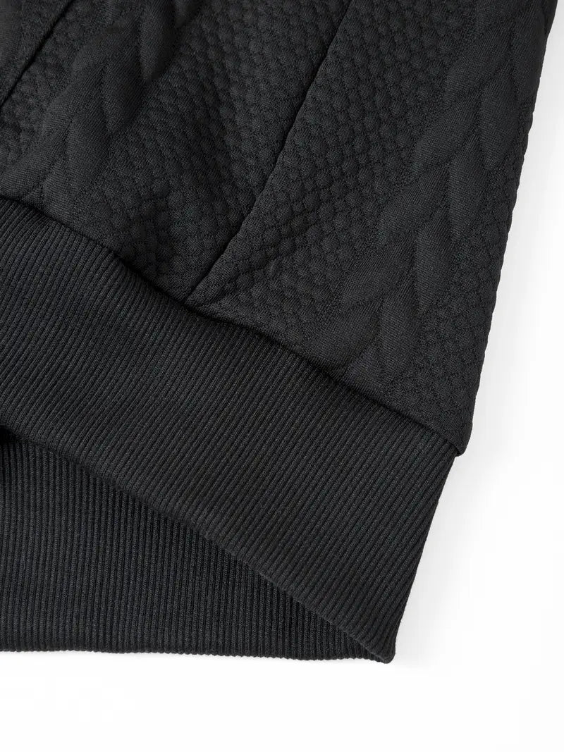 Connolly - Pulover Casual Tricotat cu Glugă și Buzunar Frontal