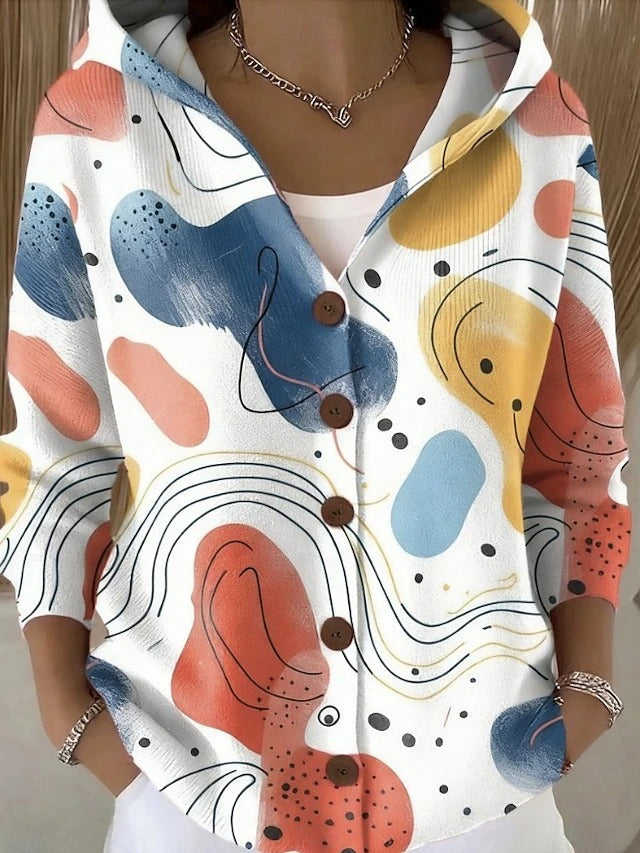 Cassidy | Cardigan lung artistic și călduros