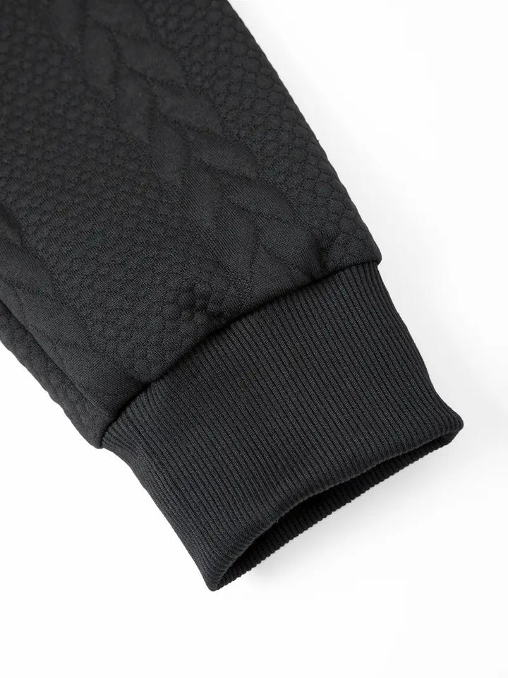 Connolly - Pulover Casual Tricotat cu Glugă și Buzunar Frontal